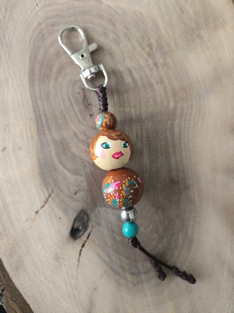 Handmade bag charm / keychain